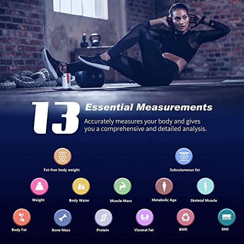 BodySmart - High Precision Body Weight Composition Analyzer with Smart App