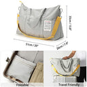 Tuscall - Foldable 40L Sports Bag, Lightweight Nylon, Ideal for Travel & Gym