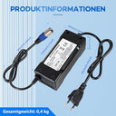 Yzpower - 24V Electric Wheelchair Charger with 3 Pin XLR Connector, Lead Acid Compatible