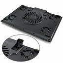 Aabcooling - NC84 Laptop Stand with 5 Cooling Fans, Blue LED Lights, Stable Design