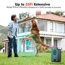 Suuwee - Ultrasonic Anti Barking Device, 33Ft Range, 3 Adjustable Levels, Rechargeable