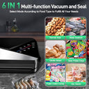 Deeprbetter - 80 kPa Vacuum Sealer for Food, 6 Modes, Cutter & Hose Included