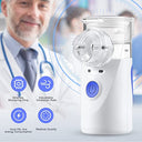 Pgg-Bro - Portable Nebulizer for Kids, Handheld Mesh Inhaler, Cool Mist Steam