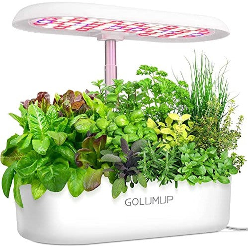 GOLUMUP - Hydroponic Growing System Smart Garden with Timer & 26W LED Lamp
