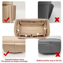 Lexsion - Felt Purse Organizer Insert with Multi Pockets & Durable Design