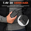 Luxhomy - Power Bank for Heated Vests, USB C Input, Multiple Output Ports