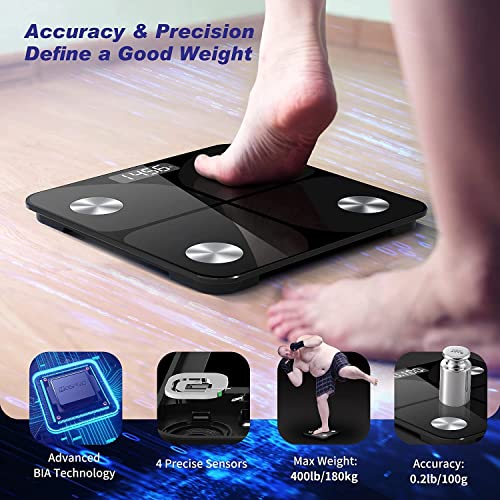 BodySmart - High Precision Body Weight Composition Analyzer with Smart App