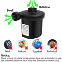 Czemo - Portable Electric Air Pump with USB Charging, 3 Nozzles, Quick Inflation