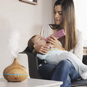 Cecotec - Ultrasonic Humidifier & Aroma Diffuser, 150ml, 3H Timer, 7 LED Colors
