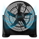 Cecotec EnergySilence 2000 Floor Fan in black with 20-inch diameter and 3 speed settings