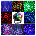 Yazeky - Set of 2 USB Disco Ball Lights, 360° Rotating, 7 RGB Colors for Parties