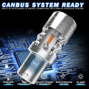 Cenmoll Bau15S 581 Py21W Led Indicator Bulbs - 500% Brighter