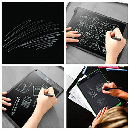 Bropang 8.5" LCD Writing Tablet for Kids - Red Doodle Board, Reusable Drawing Pad, Portable Ewriter, Educational Gift for Students