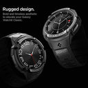 Spigen - Rugged Armor Pro Case for Samsung Galaxy Watch 6 Classic 43mm, TPU Protection, Adjustable Band, Shock-Resistant Design