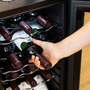 Cecotec - 15-Bottle Compressor Wine Cooler, Quiet Operation, Touch Control, Adjustable Temp 5-18°C