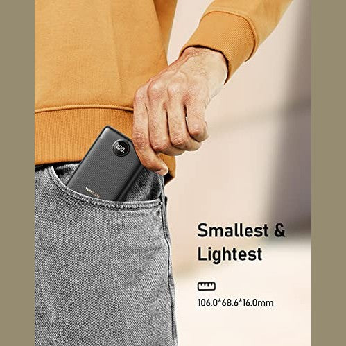 VEEKTOMX - Mini Power Bank 10000mAh, 22.5W Fast Charging Portable Charger