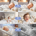 ObvhnuA - Baby Monitor with 4.3" LCD, Night Vision, Temperature Alarm, 2000mAh Battery