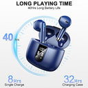 Wasart - Wireless Earbuds with ENC Noise Cancelling, 40H Battery Life, IP7 Waterproof