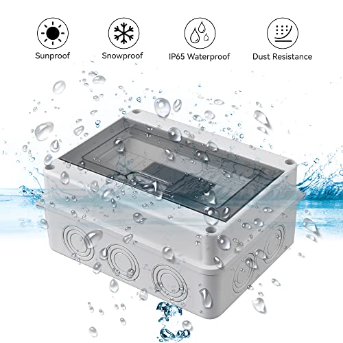VendorName - 8 Way Consumer Unit With Terminals, IP65 Waterproof Enclosure