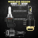 D-Lumina - H15 LED Headlight Bulb, 130W, 26000LM, 6500K, Error Free, Pack of 2