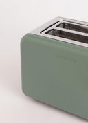CREATE Sage Green Retro Toaster with 6 Power Levels