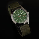 Infantry - Unisex 12/24Hr Military Watch with Quartz Movement & Nylon Strap