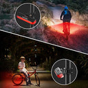 Futurist - Powerful LED Bicycle Light Set, USB Rechargeable, Waterproof, Front & Rear