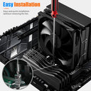 UpHere - P4K CPU Air Cooler with 6mm x 4 Copper Heat Pipes & 120mm PWM Fan