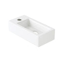 Eridanus modern rectangular ceramic bathroom sink with clean lines