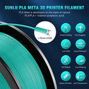 SUNLU - High Speed PLA 3D Printer Filament, 1.75mm, 1KG Spool, White
