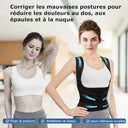 Feelyhee - Back Concealer for Men & Women, Posture Support, Pain Relief, Adjustable Design