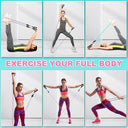 Besloor - Resistance Band Set with Handles, Door Anchor & Ankle Strap for Full-Body Workouts