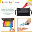 ZVZM - Weekly Pill Box with 7 Compartments, Portable Daily Tablet Holder