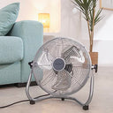 Cecotec - EnergySilence 1000 Pro Industrial Fan, 40W, 12", 3 Speeds, Steel Finish