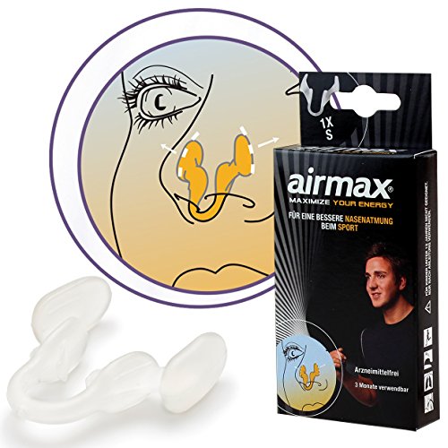 AIRMAX® - Sport Nasal Dilator For Better Breathing During Sports - Size S