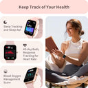 Gydom - Smart Watch for Women with Alexa, 1.8" Touch Screen, Fitness Tracker
