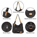 Kono - Multifunctional 3-in-1 Canvas Backpack, Stylish Travel Daypack, Casual Design