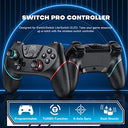 Diswoe - Wireless Pro Controller for Switch with Adjustable Turbo Vibration