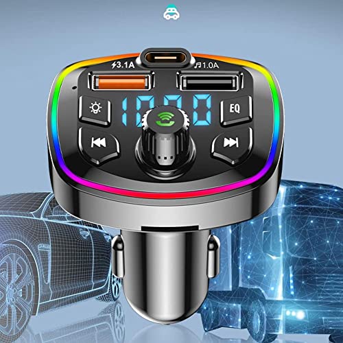 Q7 - Dual USB PD Bluetooth Car Charger With FM Transmitter And Hands-Free Call