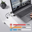 Jonifun - 5m Cat 7 Ethernet Cable, 750MHz, 10Gbps, Flat Design, Compatible with Xbox/PS4/Router