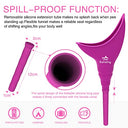 Sunany - Reusable Silicone Female Urinal, Travel-Friendly, Easy to Use, Pee Standing Up
