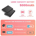 Eventek - Rechargeable Heated Socks with 5000mAh Battery, 4 Heat Settings, Washable for Outdoor Activities