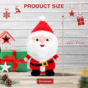 Sumind - Cute Plush Snowman & Reindeer Dolls, Soft Christmas Toys for Kids