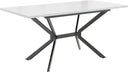MURUL Expandable Dining Table 120-160cm White