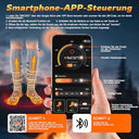 Wuqngi - Heated Socks with 5000 mAh Battery, Modal Cotton, Size 38-45