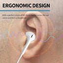 Casemetro 2-packs Headphones With Lightning Connector for Iphone - High-quality Sound