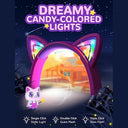 iClever - Cat Ear Kids Headphones with LED Lights, 85dBA Volume Limit, Foldable Design