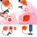 Daljiajfa - Mini Blower Fan for Dinosaur Costumes, Inflatable Suits, Parties