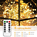 Litogo - Battery Powered Timer Fairy Lights With Remote - 6 Packs, Warm White