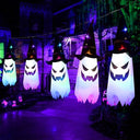Tutamaz - Halloween Ghost Decoration Garden With LED Fairy Lights & 2 Light Modes